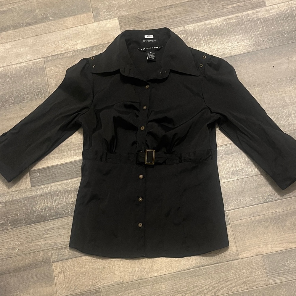Antilia Femme Black Stretch Top